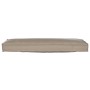 Cojín Exterior Taupe Poliéster 120 x 40 x 8 cm Fundas removibles de , Cojines para sillas y sofás - Ref: Foro24-42001703, Pre...