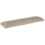 Cojín de Exterior Taupe Poliéster Extra Largo Cojín Rectangular de , Cojines para sillas y sofás - Ref: Foro24-42001713, Prec...