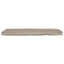 Cojín de Exterior Taupe Poliéster Extra Largo Cojín Rectangular de , Cojines para sillas y sofás - Ref: Foro24-42001713, Prec...