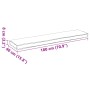 Cojines de Palet para Banco 2 pcs Antracita 180x40x8 cm Tejido Oxford de , Cojines para sillas y sofás - Ref: Foro24-42001718...