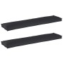 Cojín de Exterior Set de 2 Negro Poliéster 40 x 180 cm Cojines de , Cojines para sillas y sofás - Ref: Foro24-42001722, Preci...