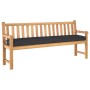 Cojín de Exterior Set de 2 Negro Poliéster 40 x 180 cm Cojines de , Cojines para sillas y sofás - Ref: Foro24-42001722, Preci...