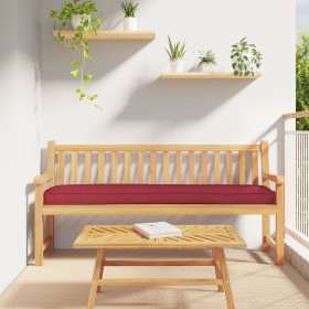 Cojines de Palet para Banco 2 pcs Rojo Vino 180x40x8 cm Tela Oxford de , Cojines para sillas y sofás - Ref: Foro24-42001724, ...