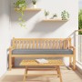 Cojines para palets para banco 2 pcs Gris 200x40x8 cm Tela Oxford de , Cojines para sillas y sofás - Ref: Foro24-42001729, Pr...