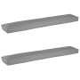 Cojines para palets para banco 2 pcs Gris 200x40x8 cm Tela Oxford de , Cojines para sillas y sofás - Ref: Foro24-42001729, Pr...