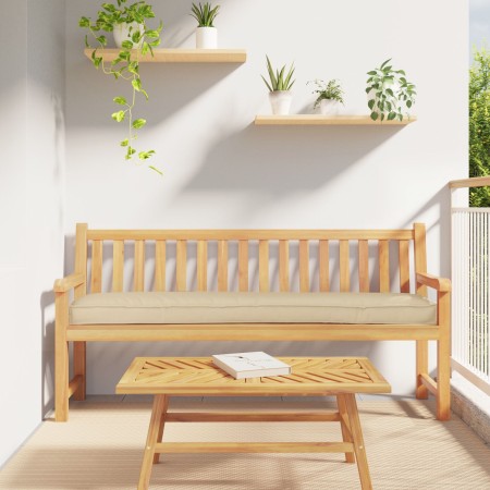 Cojines de Palet para banco 2 pcs Beige 200x40x8 cm Tela Oxford de , Cojines para sillas y sofás - Ref: Foro24-42001731, Prec...