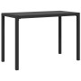 Juego de Comedor de Jardín de 3 Piezas de en Acero y WPC Negro de , Bancos de jardín - Ref: Foro24-42001769, Precio: 217,86 €...