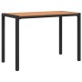 Set de Comedor de Jardín de 3 Piezas de Acero y WPC Marrón | Foro24.es | Tu tienda online para hogar, jardín y más Foro24.es