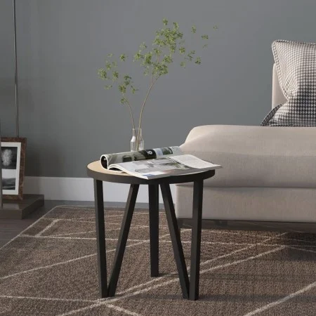 Sonoma oak MDF coffee table Ø35 cm by vidaXL, Side tables - Ref: Foro24-331666, Price: 25,74 €, Discount: %
