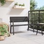 Banco de Jardín de Acero y WPC Negro de , Bancos de jardín - Ref: Foro24-42001773, Precio: 96,27 €, Descuento: %