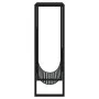 Revistero de acero negro 35x15x45 cm de vidaXL, Revisteros - Ref: Foro24-331668, Precio: 57,23 €, Descuento: %