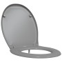 Asiento de Inodoro de Liberación Rápida con Cierre Suave Duroplast Gris de , Asientos de inodoros y bidés - Ref: Foro24-42002...