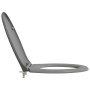 Asiento de Inodoro de Liberación Rápida con Cierre Suave Duroplast Gris de , Asientos de inodoros y bidés - Ref: Foro24-42002...