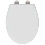 Asiento de Inodoro de Liberación Rápida con Cierre Suave Duroplast Blanco de , Asientos de inodoros y bidés - Ref: Foro24-420...