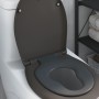 Asiento de inodoro familiar con asiento para niños y sistema de liberación rápida en Duroplast de , Asientos de inodoros y bi...