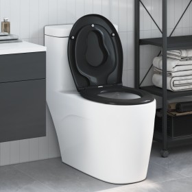 Asiento de inodoro para familia con asiento para niños, liberación rápida de Duroplast de , Asientos de inodoros y bidés - Re...