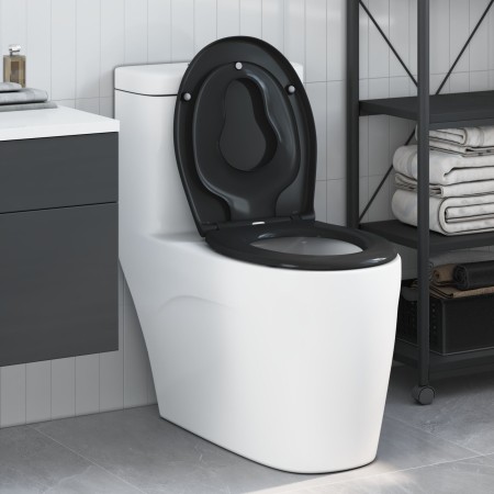 Asiento de inodoro para familia con asiento para niños, liberación rápida de Duroplast de , Asientos de inodoros y bidés - Re...