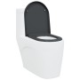Asiento de inodoro de liberación rápida con cierre suave Duroplast Antracita de , Asientos de inodoros y bidés - Ref: Foro24-...