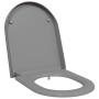 Asiento de Inodoro con Liberación Rápida y Cierre Suave Duroplast Gris de de , Asientos de inodoros y bidés - Ref: Foro24-420...