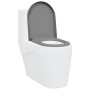 Asiento de Inodoro con Liberación Rápida y Cierre Suave Duroplast Gris de de , Asientos de inodoros y bidés - Ref: Foro24-420...