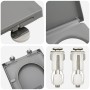 Asiento de Inodoro con Liberación Rápida y Cierre Suave Duroplast Gris de de , Asientos de inodoros y bidés - Ref: Foro24-420...