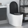 Asiento de Inodoro de Liberación Rápida con Cierre Suave Duroplast Negro de de , Asientos de inodoros y bidés - Ref: Foro24-4...