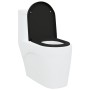 Asiento de Inodoro de Liberación Rápida con Cierre Suave Duroplast Negro de de , Asientos de inodoros y bidés - Ref: Foro24-4...