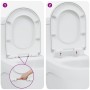 Asiento de Inodoro de Liberación Rápida con Cierre Suave Duroplast Blanco | Foro24.es | Tu tienda online para hogar, jardín y más Foro24.es