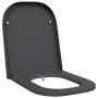 Asiento de inodoro de liberación rápida con cierre suave Duroplast antracita de , Asientos de inodoros y bidés - Ref: Foro24-...