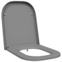 Asiento de inodoro de liberación rápida con cierre suave Duroplast Gris de , Asientos de inodoros y bidés - Ref: Foro24-42002...