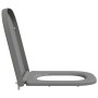 Asiento de inodoro de liberación rápida con cierre suave Duroplast Gris de , Asientos de inodoros y bidés - Ref: Foro24-42002...
