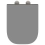 Asiento de inodoro de liberación rápida con cierre suave Duroplast Gris de , Asientos de inodoros y bidés - Ref: Foro24-42002...