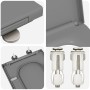 Asiento de inodoro de liberación rápida con cierre suave Duroplast Gris de , Asientos de inodoros y bidés - Ref: Foro24-42002...