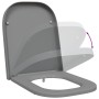 Asiento de inodoro de liberación rápida con cierre suave Duroplast Gris de , Asientos de inodoros y bidés - Ref: Foro24-42002...