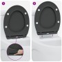 Asiento de Inodoro de Liberación Rápida con Cierre Suave Duroplast Antracita de , Asientos de inodoros y bidés - Ref: Foro24-...