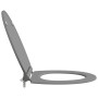 Asiento de inodoro de liberación rápida con cierre suave Duroplast Gris de , Asientos de inodoros y bidés - Ref: Foro24-42002...