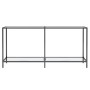 Mesa consola vidrio templado transparente 160x35x75,5 cm de vidaXL, Mesas auxiliares - Ref: Foro24-331698, Precio: 100,37 €, ...