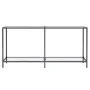 Mesa consola vidrio templado transparente 160x35x75,5 cm de vidaXL, Mesas auxiliares - Ref: Foro24-331698, Precio: 98,47 €, D...