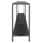 Mesa consola vidrio templado negro 160x35x75,5 cm de vidaXL, Mesas auxiliares - Ref: Foro24-331699, Precio: 103,56 €, Descuen...