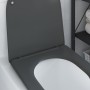 Asiento de inodoro que se cierra suave y rápido Duroplast Antracita de , Asientos de inodoros y bidés - Ref: Foro24-42002366,...