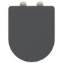 Asiento de inodoro que se cierra suave y rápido Duroplast Antracita de , Asientos de inodoros y bidés - Ref: Foro24-42002366,...