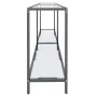 Mesa consola vidrio templado transparente 160x35x75,5 cm de vidaXL, Mesas auxiliares - Ref: Foro24-331698, Precio: 98,47 €, D...
