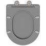 Asiento de inodoro fácil de quitar con cierre suave Duroplast Gris | Foro24.es | Tu tienda online para hogar, jardín y más Foro24.es