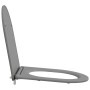 Asiento de inodoro fácil de quitar con cierre suave Duroplast Gris | Foro24.es | Tu tienda online para hogar, jardín y más Foro24.es