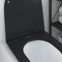 Asiento de Inodoro de Liberación Rápida con Cierre Suave - Duroplast, Negro de , Asientos de inodoros y bidés - Ref: Foro24-4...