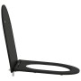 Asiento de Inodoro de Liberación Rápida con Cierre Suave - Duroplast, Negro de , Asientos de inodoros y bidés - Ref: Foro24-4...