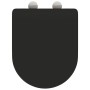 Asiento de Inodoro de Liberación Rápida con Cierre Suave - Duroplast, Negro de , Asientos de inodoros y bidés - Ref: Foro24-4...