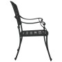 Sillas de jardín 2 pcs negras de aluminio fundido de , Sillas de jardín - Ref: Foro24-42002371, Precio: 210,15 €, Descuento: %