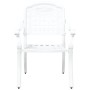 Sillas de Jardín 2 pcs de Aluminio Fundido Blancas de , Sillas de jardín - Ref: Foro24-42002372, Precio: 229,28 €, Descuento: %