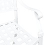 Sillas de Jardín 2 pcs de Aluminio Fundido Blancas de , Sillas de jardín - Ref: Foro24-42002372, Precio: 229,28 €, Descuento: %